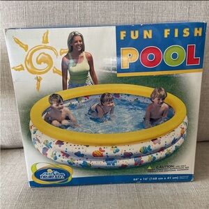 Fun Fish Pool - Yellow and Blue New